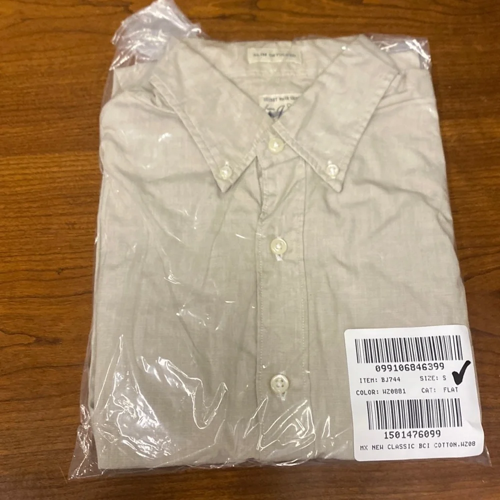 J Crew Secret Wash cotton poplin shirt Item BJ744